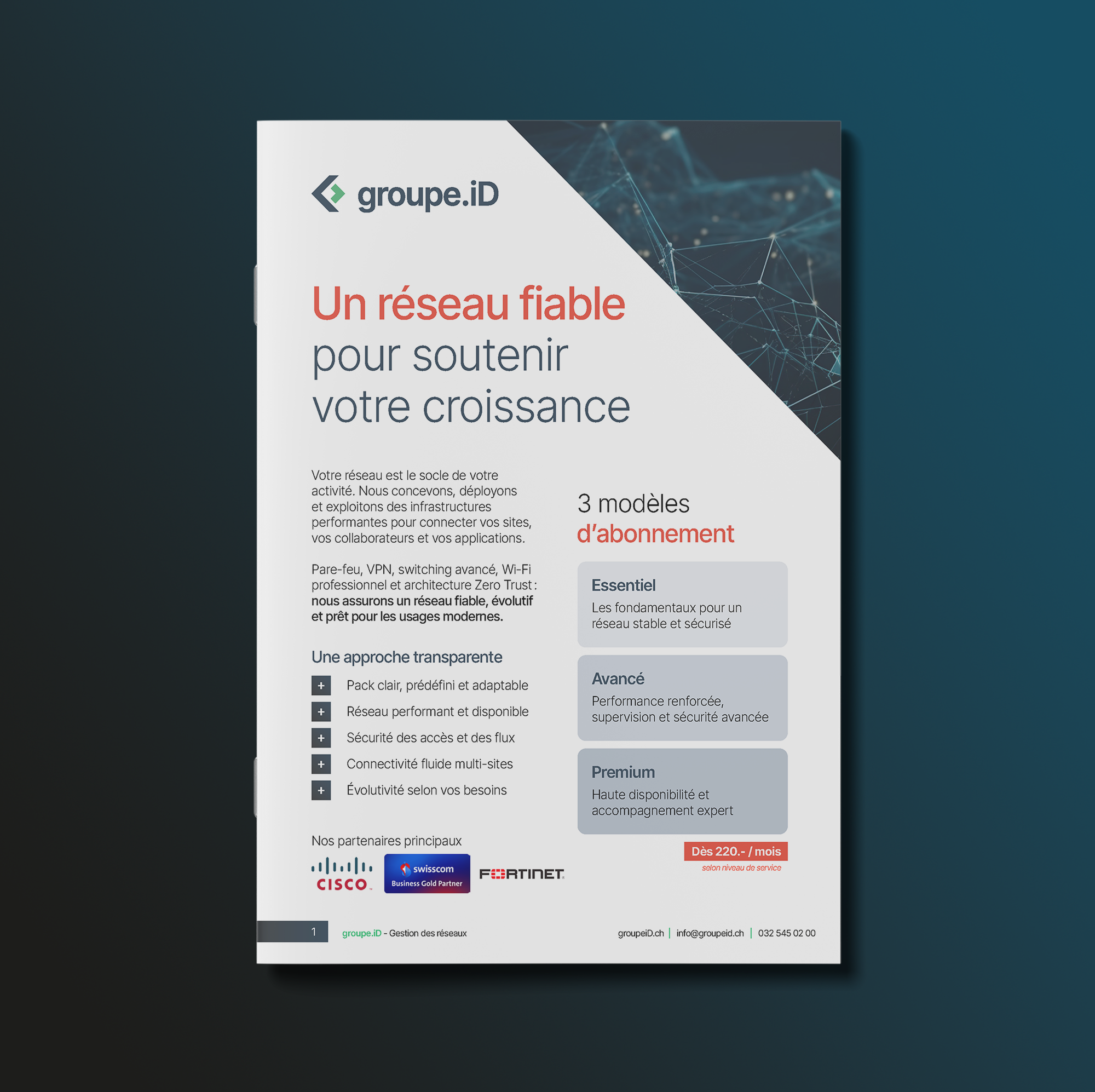 plaquette IT - pack enterprise networking